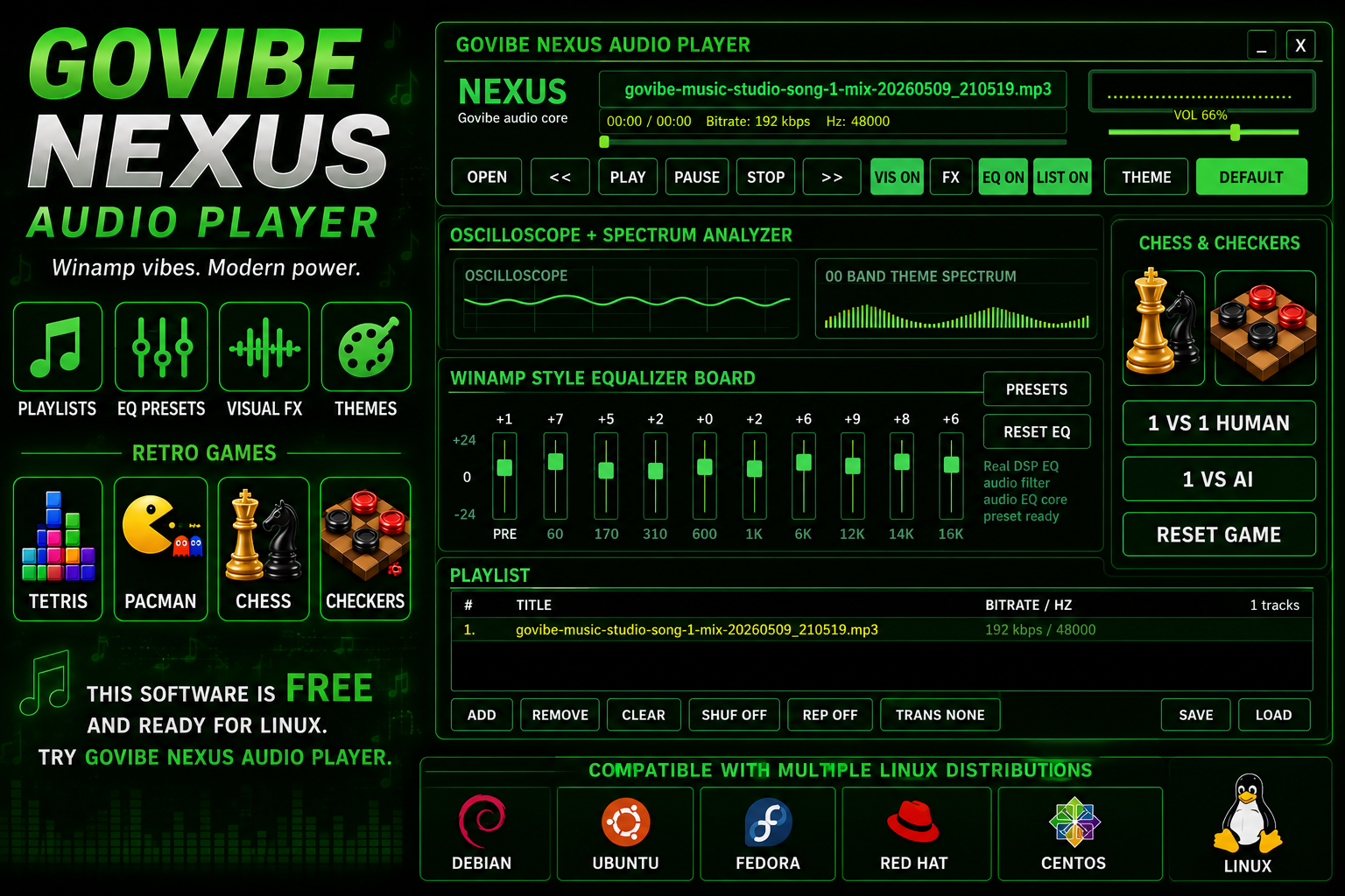 Govibe Nexus Audio Player