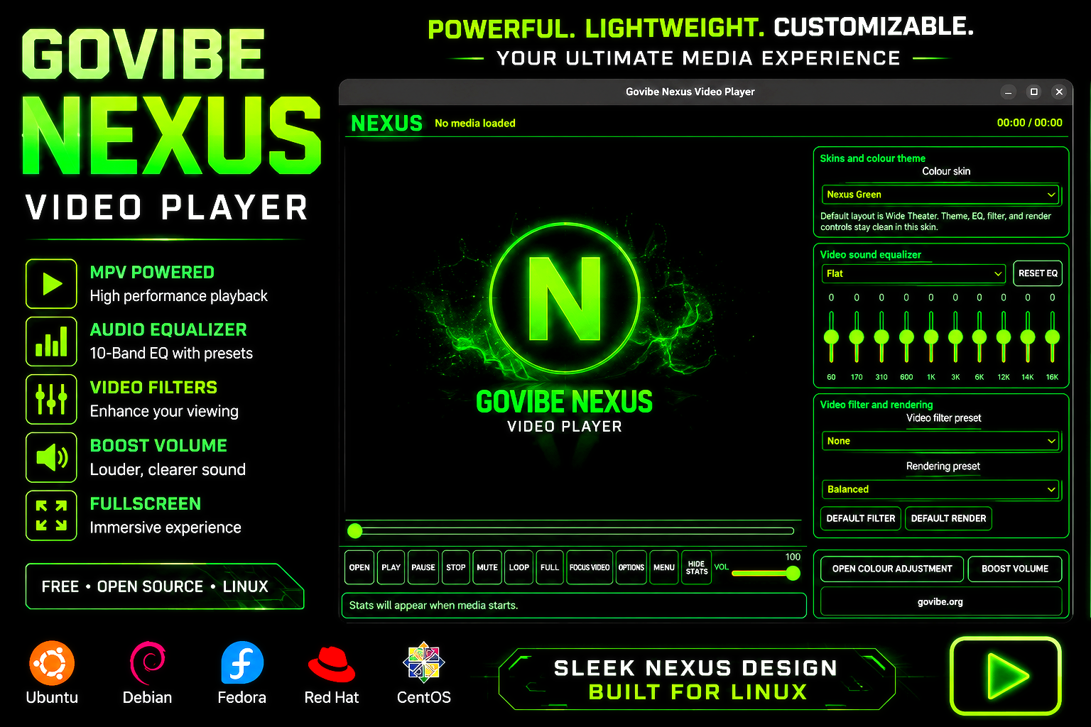 Govibe Nexus Video Player