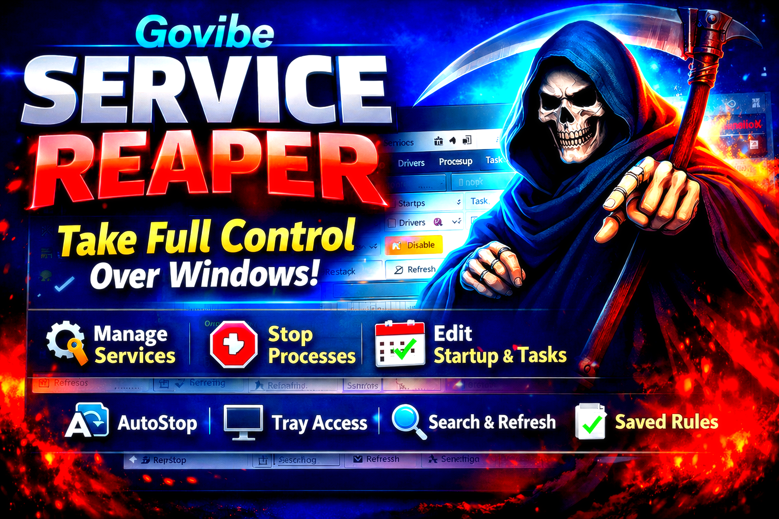 Govibe Service Reaper